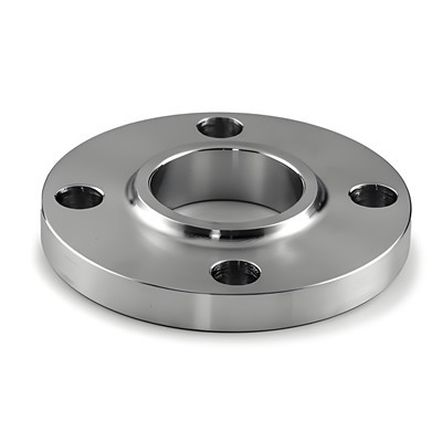 Titanflansch auf den Titanschub ausrutschen